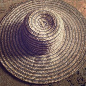 Large brimmed hat